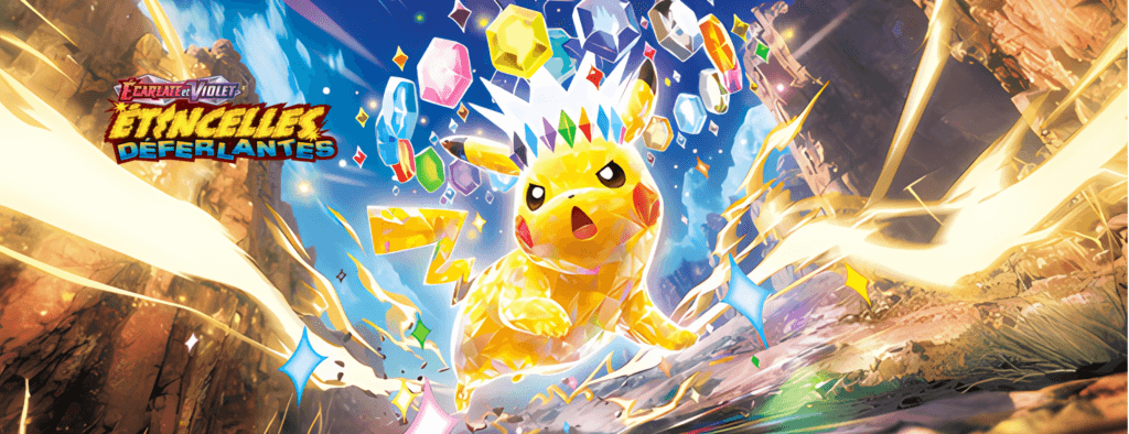 Bannière Précommande EV08 Pokémon Étincelles Déferlantes